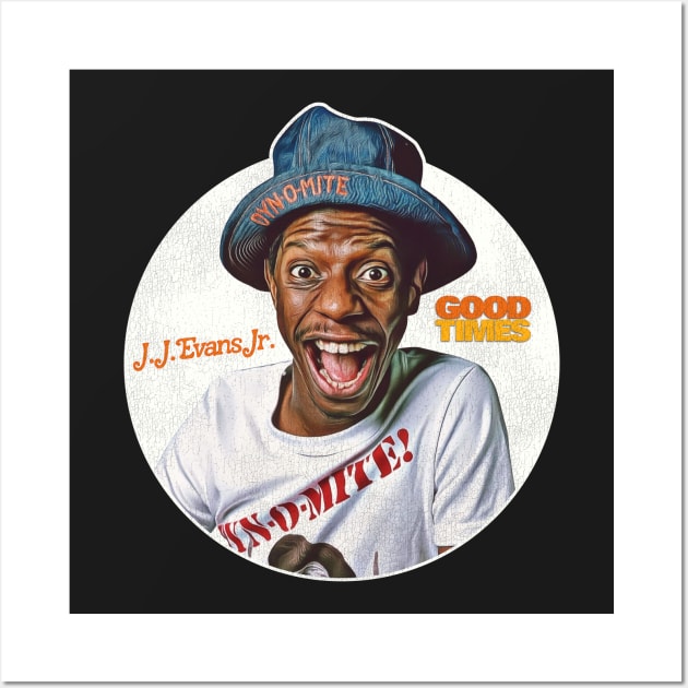 JJ Evans Jr Good Times 70s Sitcom Wall Art by darklordpug